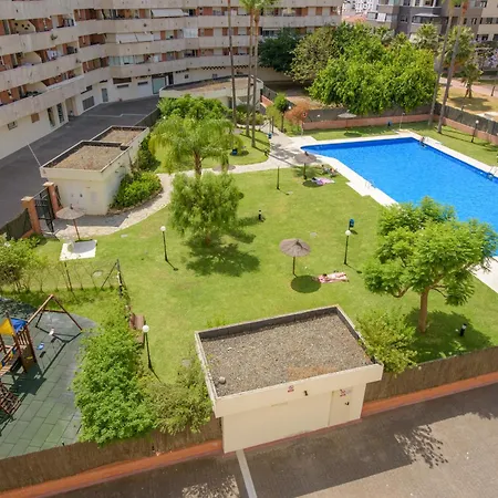 Centrico Con Piscina Y Playa A 500 Metros شقة *
